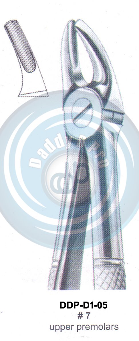 Tooth Extracting Forceps  Fig#7 (english pattern)