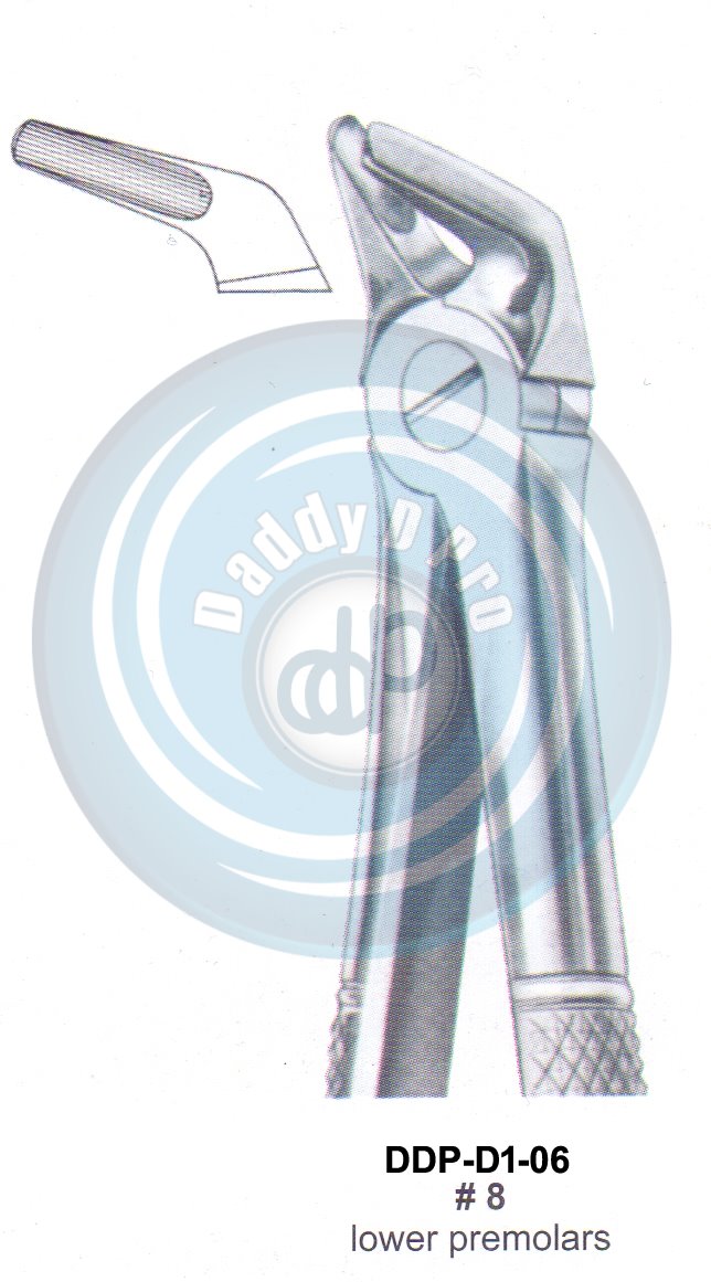 Tooth Extracting Forceps  Fig#8 (english pattern)