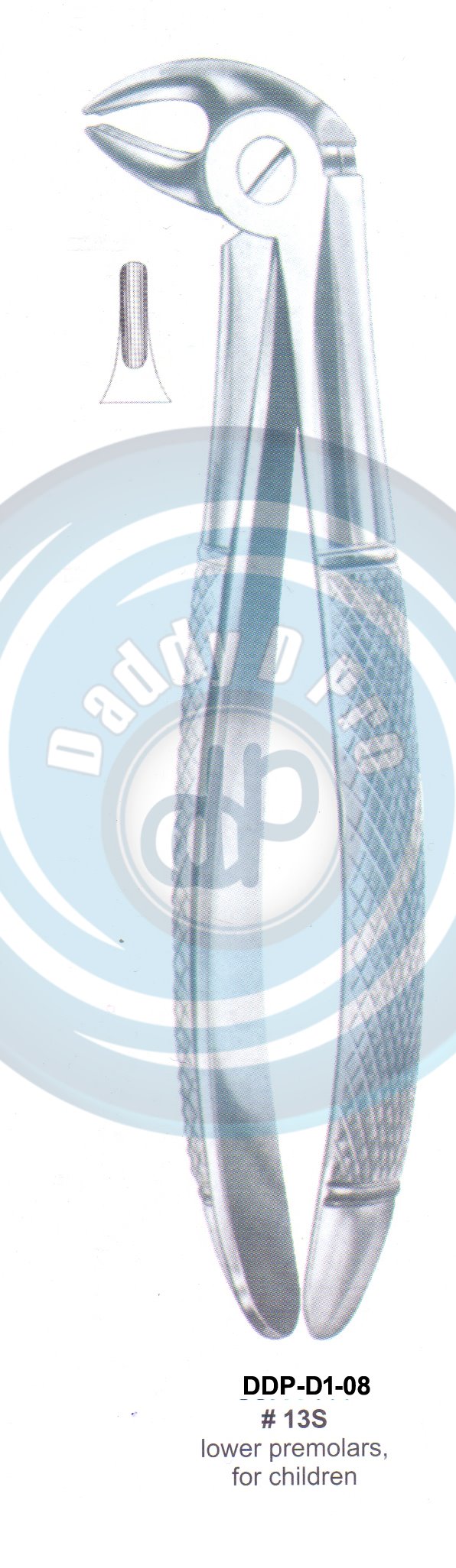 Tooth Extracting Forceps  Fig#13S (english pattern)