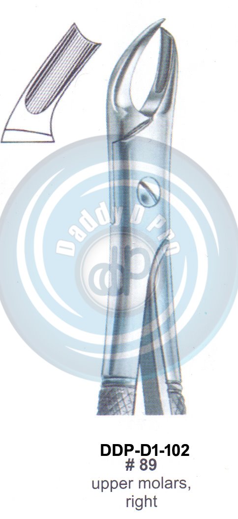 Tooth Extracting Forceps  Fig#89 (english pattern)