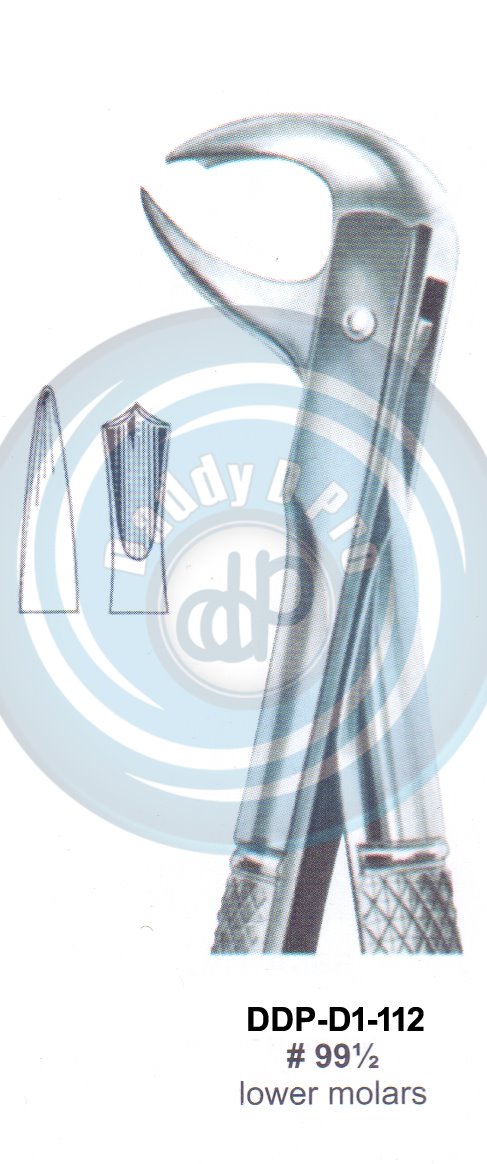 Tooth Extracting Forceps  Fig#99 1/2 (english pattern)