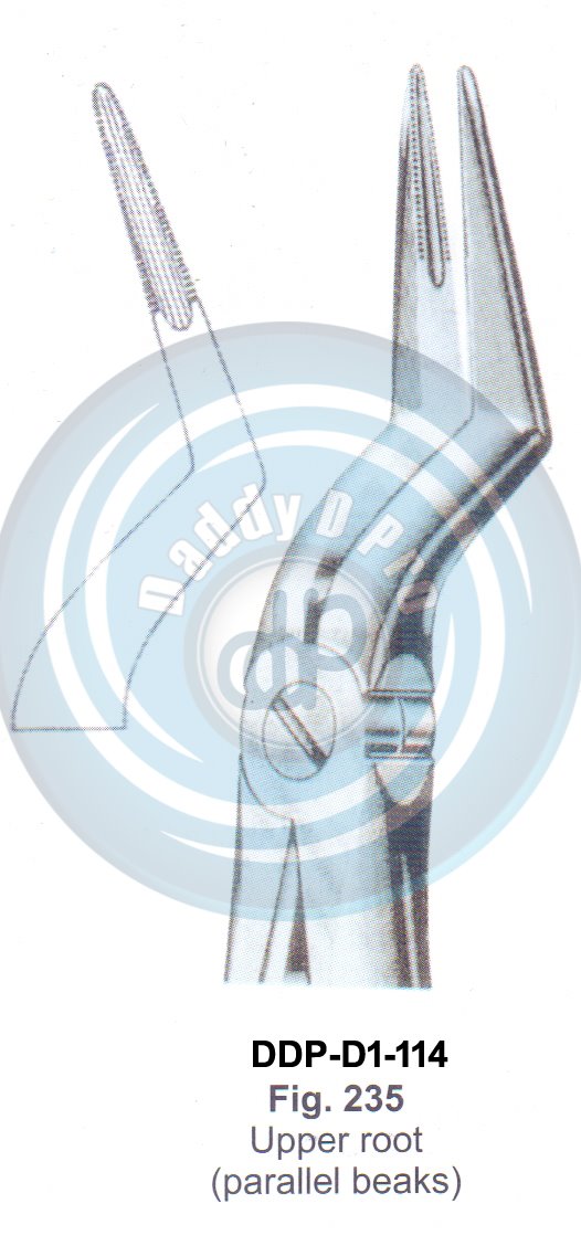 Tooth Extracting Forceps  Fig#235 (english pattern)