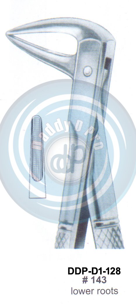 Tooth Extracting Forceps  Fig#143 (english pattern)