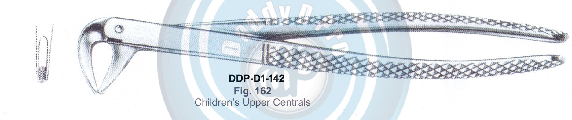 Tooth Extracting Forceps  Fig#162 (english pattern)