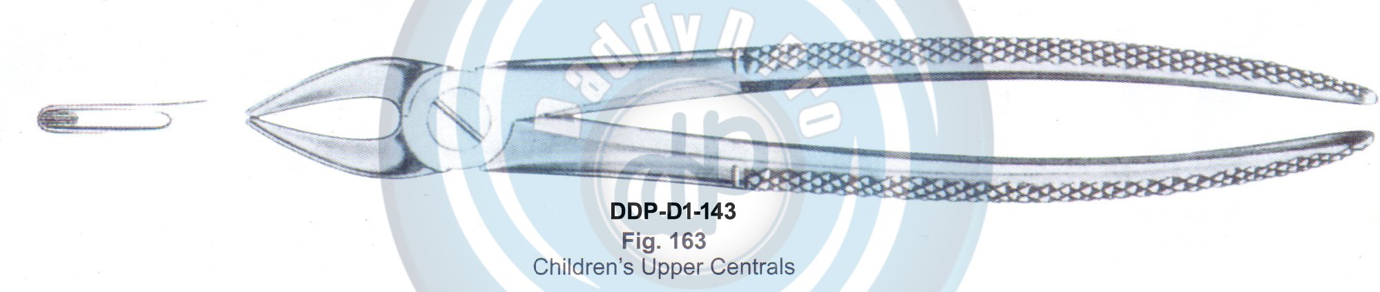 Tooth Extracting Forceps  Fig#163 (english pattern)