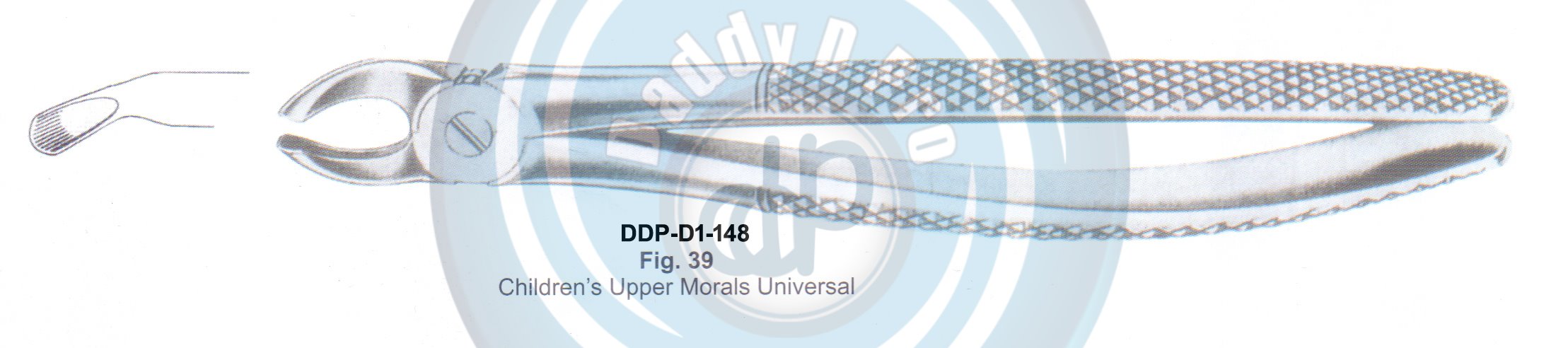 Tooth Extracting Forceps  Fig#39 (english pattern)