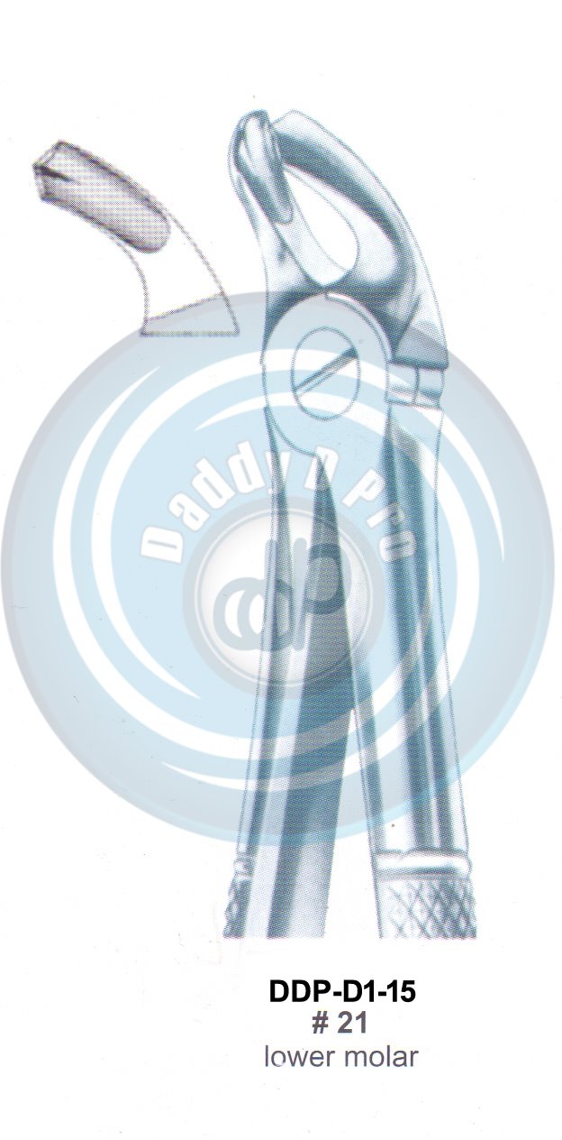 Tooth Extracting Forceps  Fig#21 (english pattern)