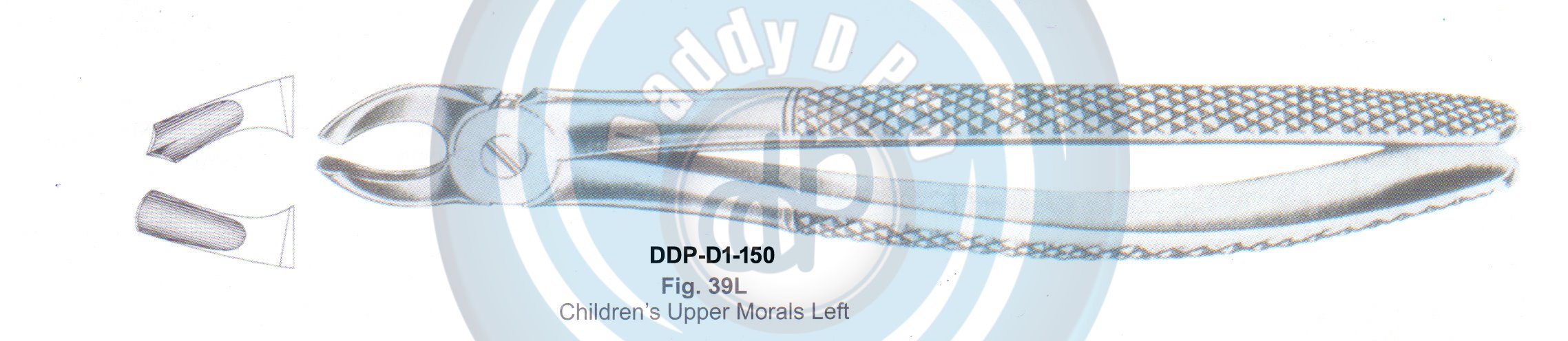 Tooth Extracting Forceps  Fig#39L (english pattern)