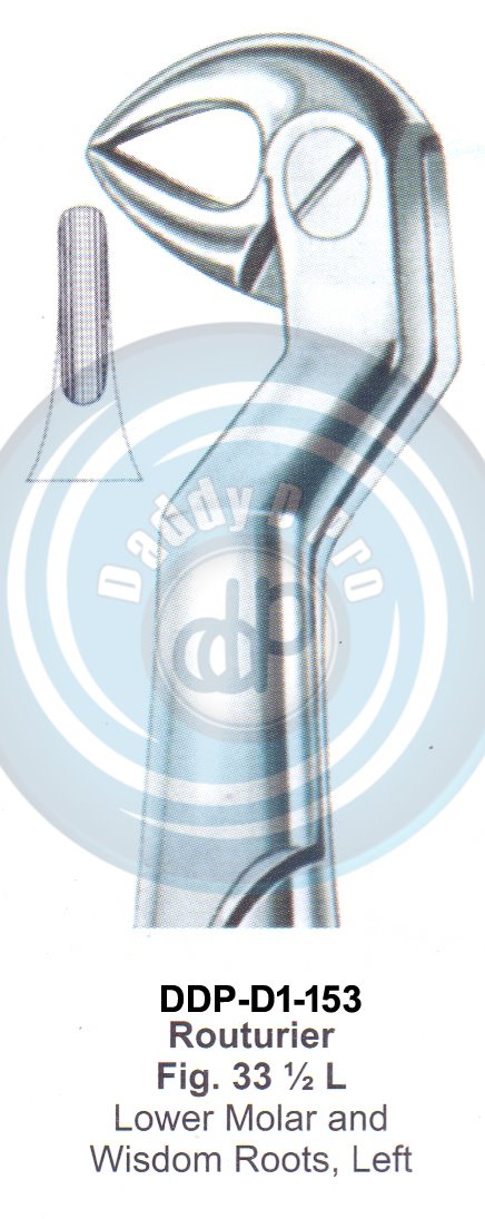 Tooth Extracting Forceps  Fig#33 1/2 L (english pattern)