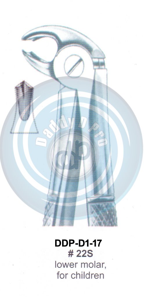 Tooth Extracting Forceps  Fig#22S (english pattern)