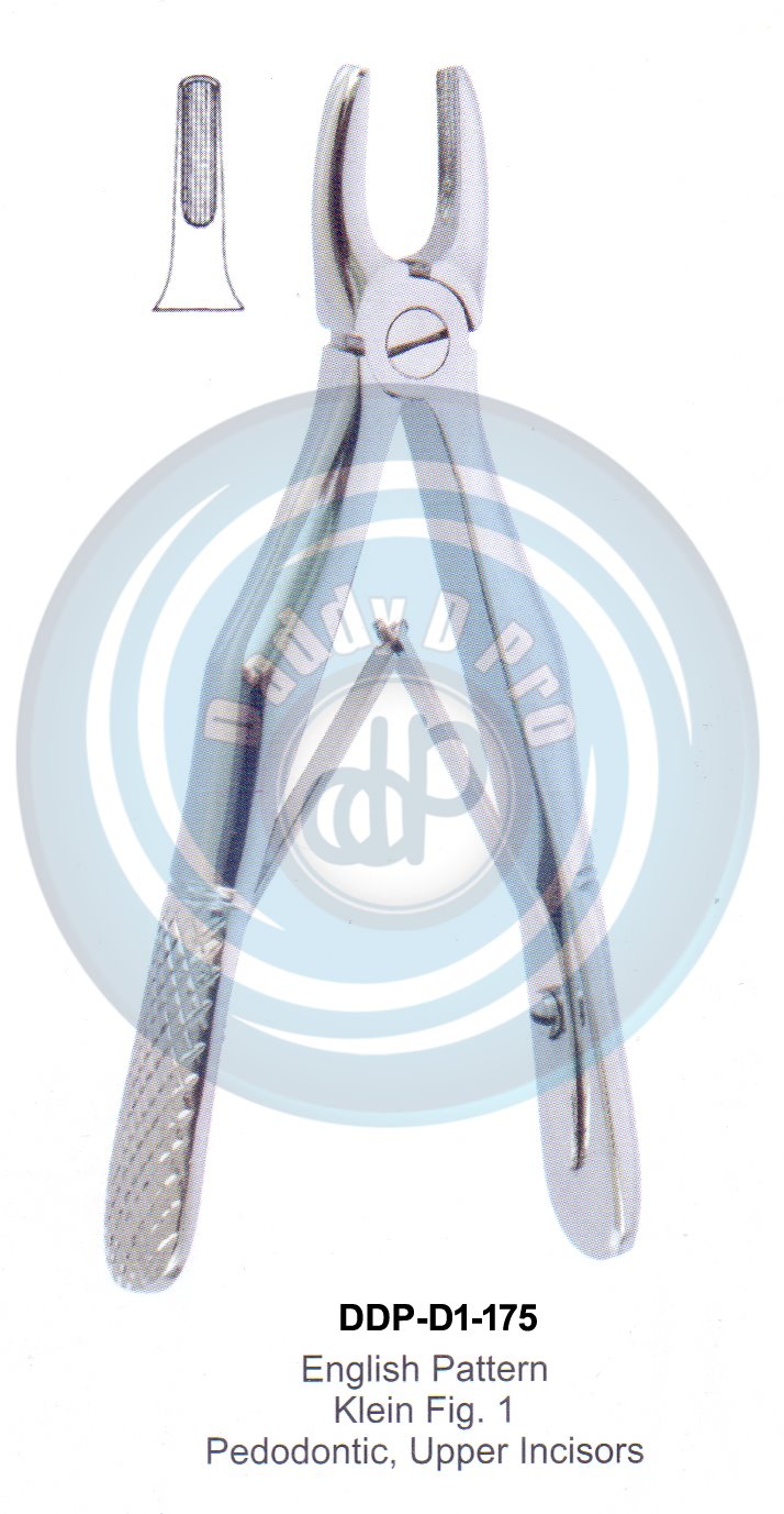 Pediatric Tooth Extracting Forceps  Fig#1 (english pattern)