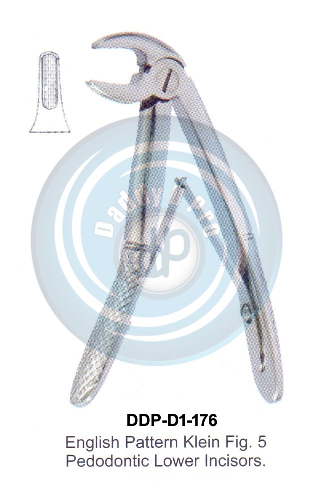 Pediatric Tooth Extracting Forceps  Fig#5 (english pattern)