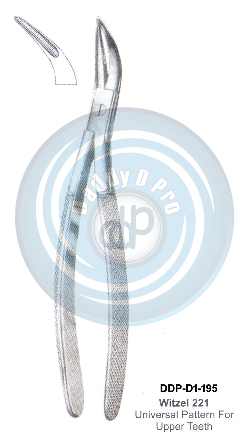 Tooth Extracting Forceps  Fig# Witzel169 (english pattern)