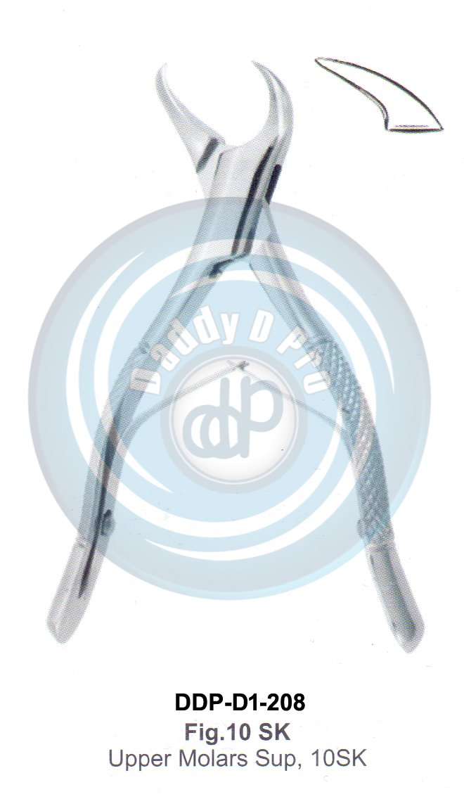 Tooth Extracting Forceps  Fig#10SK (english pattern) 