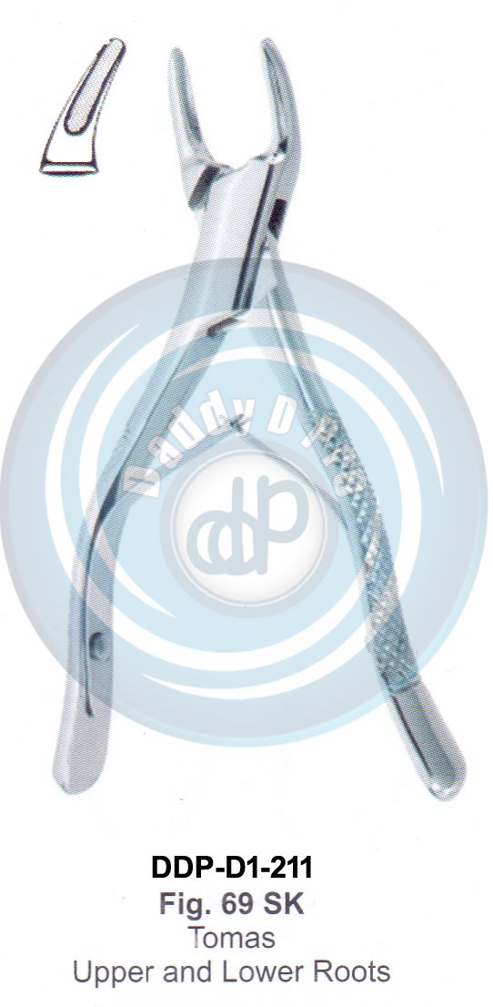 Tooth Extracting Forceps  Fig#69SK (english pattern) 