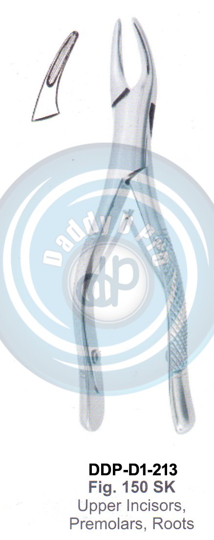 Tooth Extracting Forceps  Fig#150SK (english pattern) 