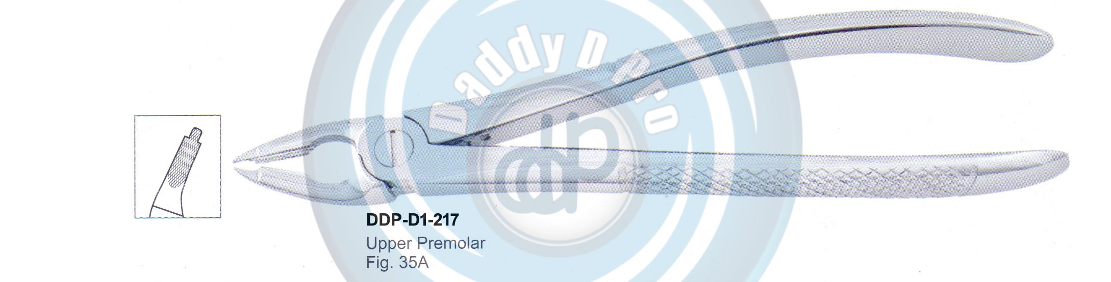 Tooth Extracting Forceps  Fig#35A (english pattern) 