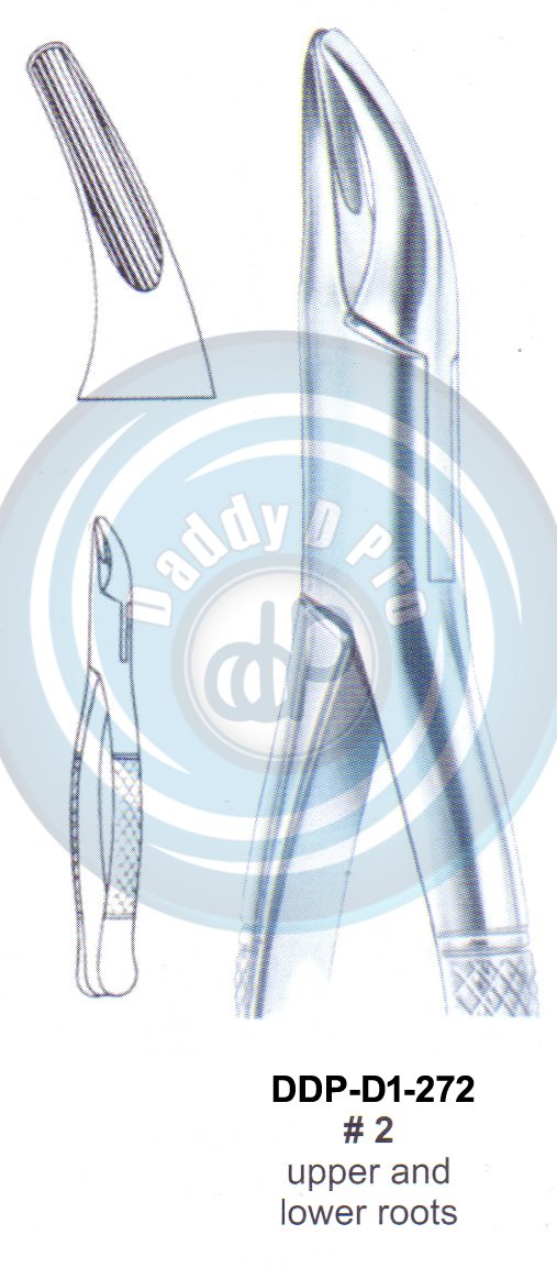 Tooth Extracting Forceps FIG# 2  (english pattern)