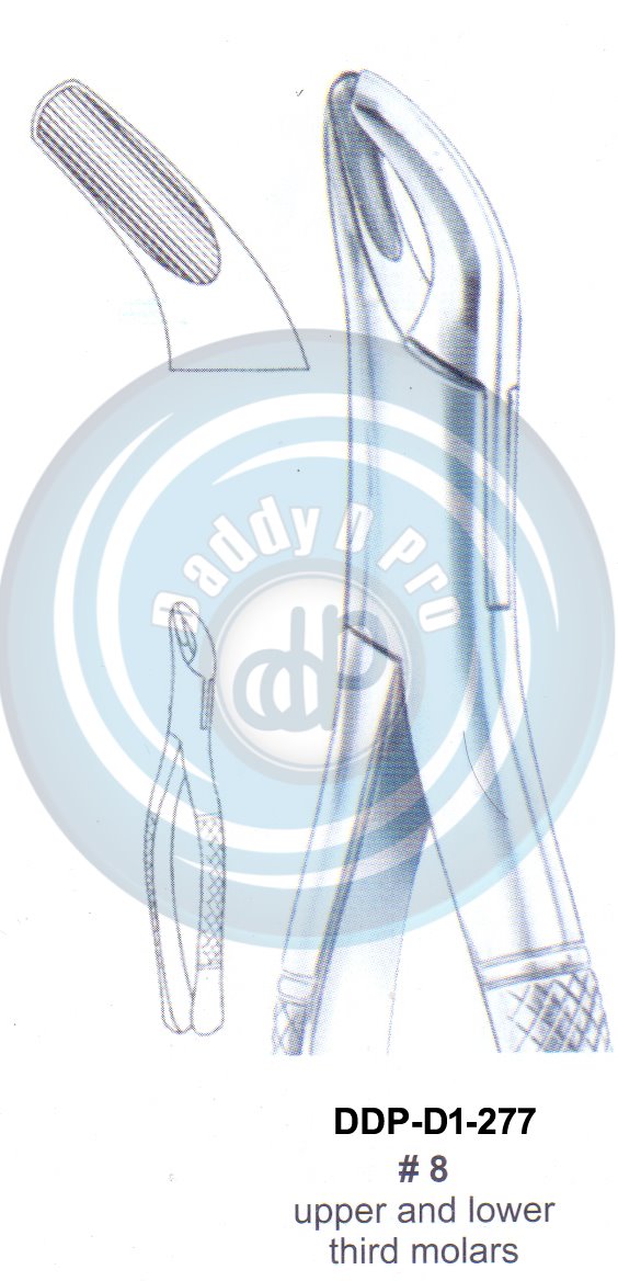 Tooth Extracting Forceps FIG# 8  (english pattern)