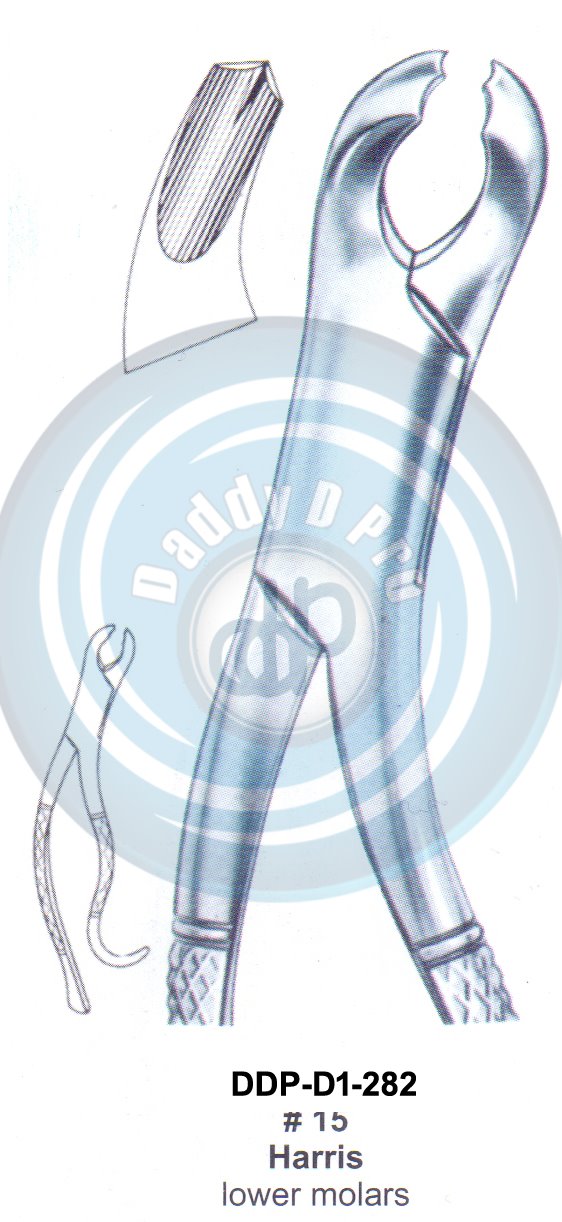 Tooth Extracting Forceps FIG# 15  (english pattern)