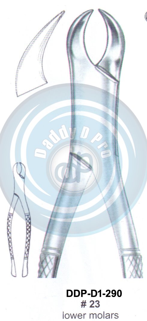 Tooth Extracting Forceps FIG# 23L  (english pattern)