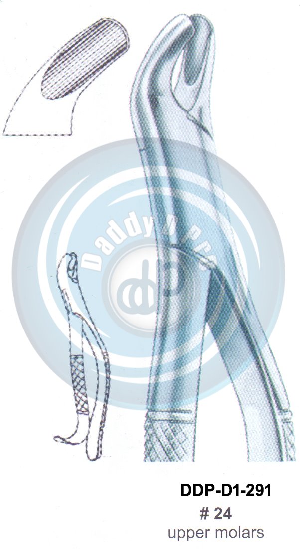 Tooth Extracting Forceps FIG# 24  (english pattern)