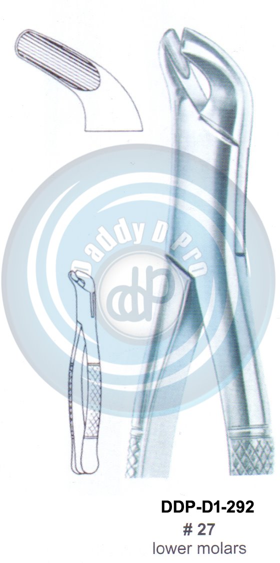 Tooth Extracting Forceps FIG# 27  (english pattern)