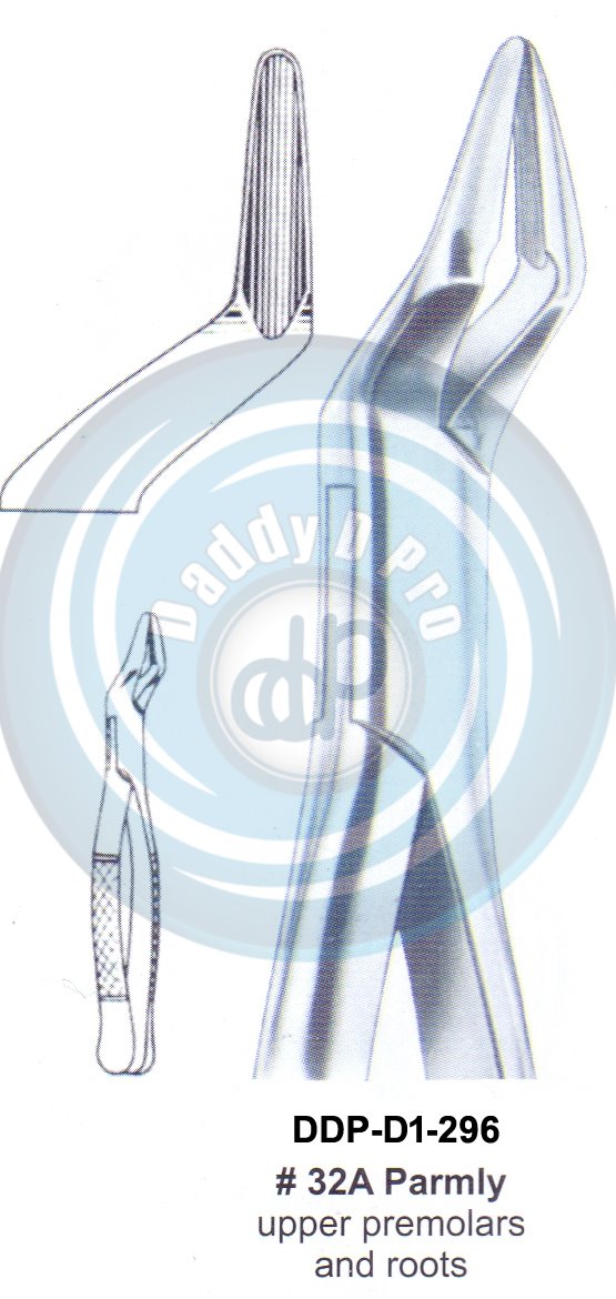 Tooth Extracting Forceps FIG# 32A PARMLY  (english pattern)