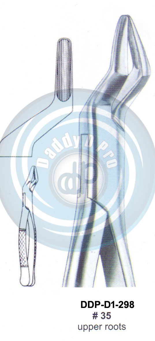 Tooth Extracting Forceps FIG# 35  (english pattern)