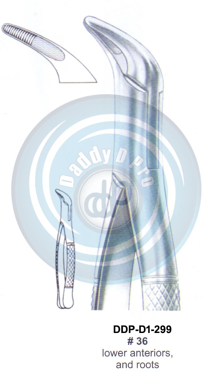 Tooth Extracting Forceps FIG# 36  (english pattern)