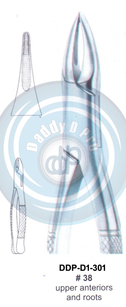 Tooth Extracting Forceps FIG# 38 (english pattern)