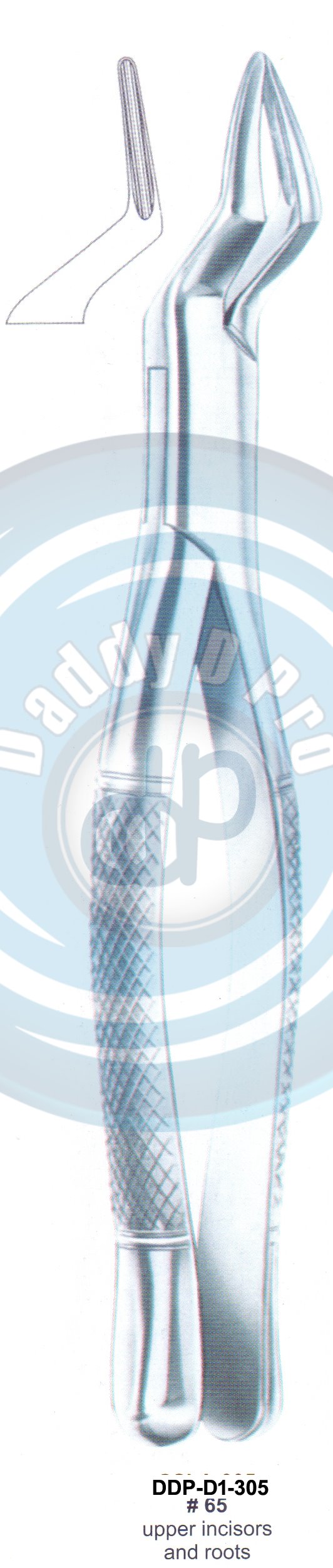 Tooth Extracting Forceps FIG# 65 (english pattern)