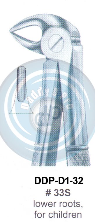 Tooth Extracting Forceps  Fig#33S (english pattern)