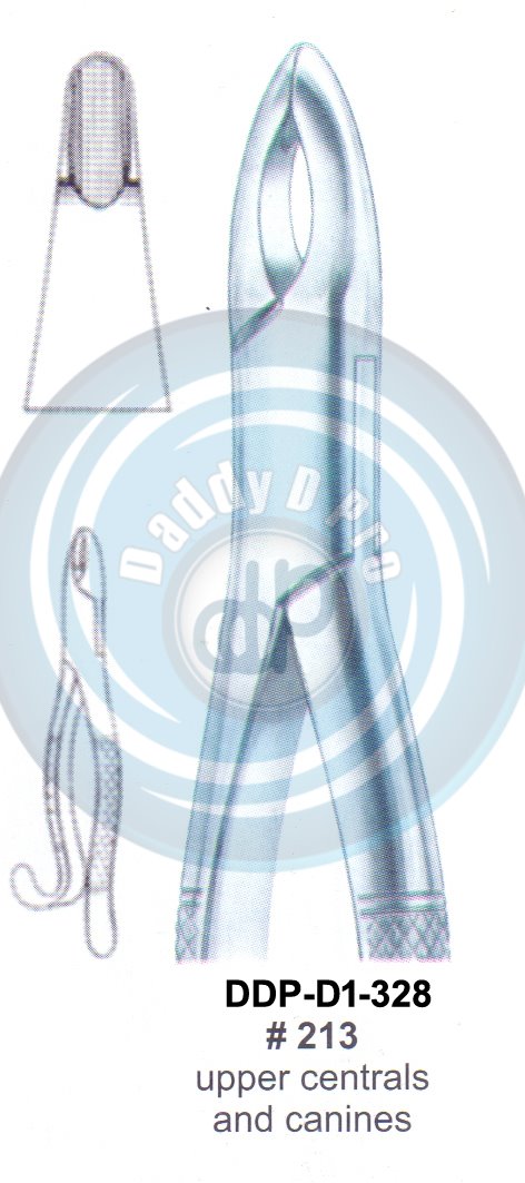 Tooth Extracting Forceps FIG#213 (english pattern)