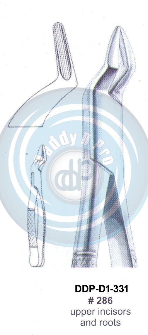 Tooth Extracting Forceps FIG#286 (english pattern)