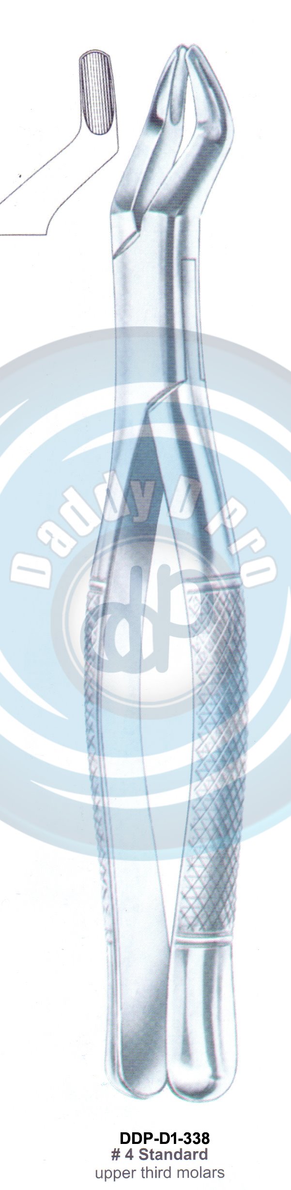Tooth Extracting Forceps FIG#4 STANDARD (english pattern)