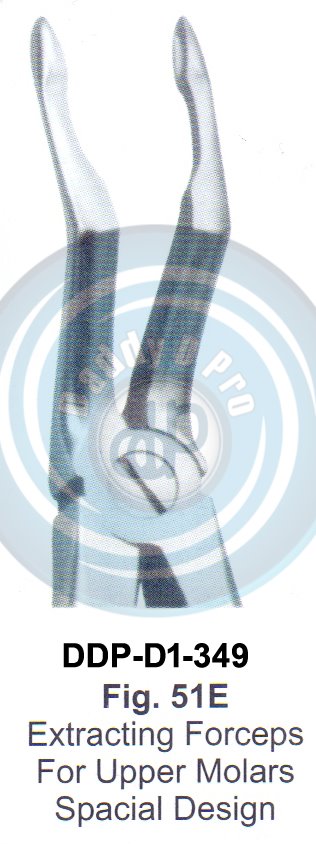 Tooth Extracting Forceps FIG#51 E (english pattern)