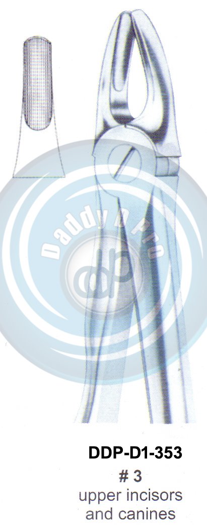 Tooth Extracting Forceps FIG#3 (english pattern)