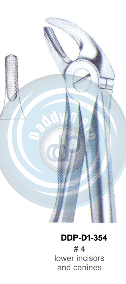 Tooth Extracting Forceps FIG#4 (english pattern)