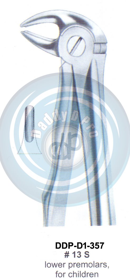 Tooth Extracting Forceps FIG#13S (english pattern)