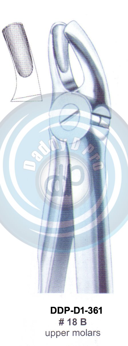 Tooth Extracting Forceps FIG#18 B (english pattern)