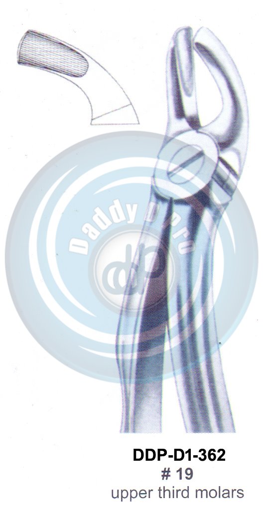 Tooth Extracting Forceps FIG#19 (english pattern)