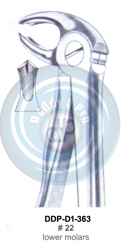 Tooth Extracting Forceps FIG#22 (english pattern)