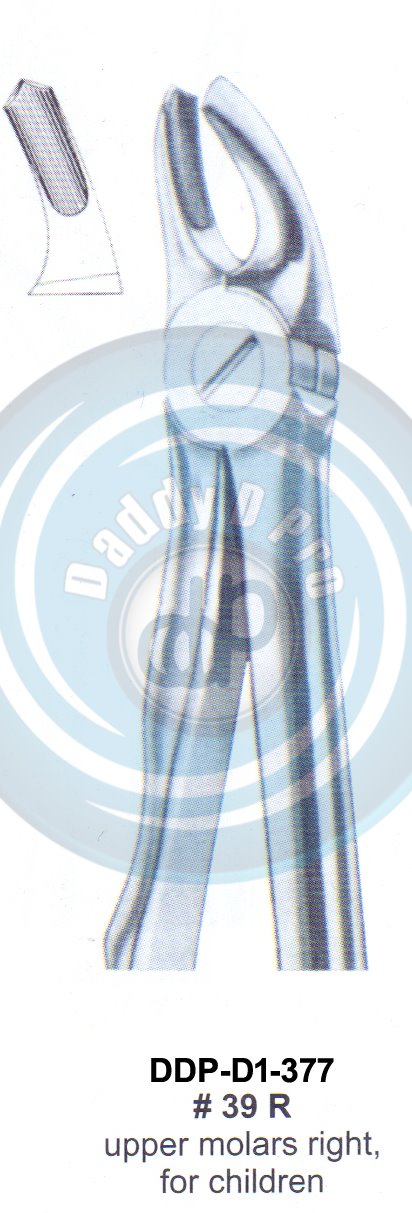 Tooth Extracting Forceps FIG#39 R (english pattern)
