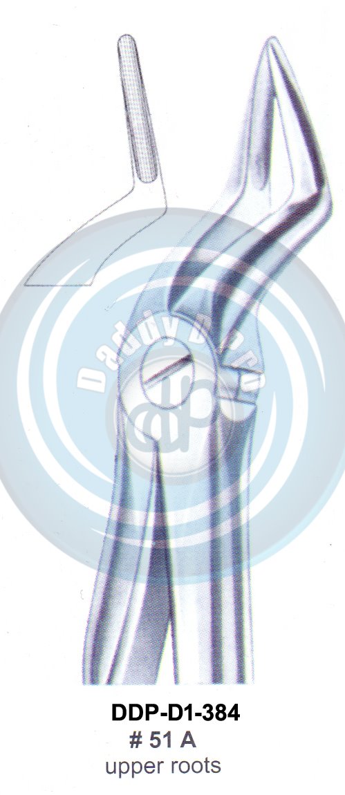 Tooth Extracting Forceps FIG#51 A (english pattern)