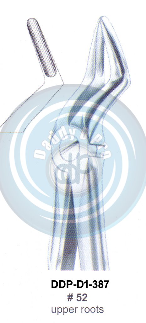 Tooth Extracting Forceps FIG#52 (english pattern)
