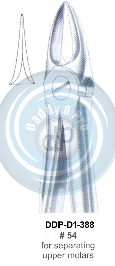 Tooth Extracting Forceps FIG#54 (english pattern)