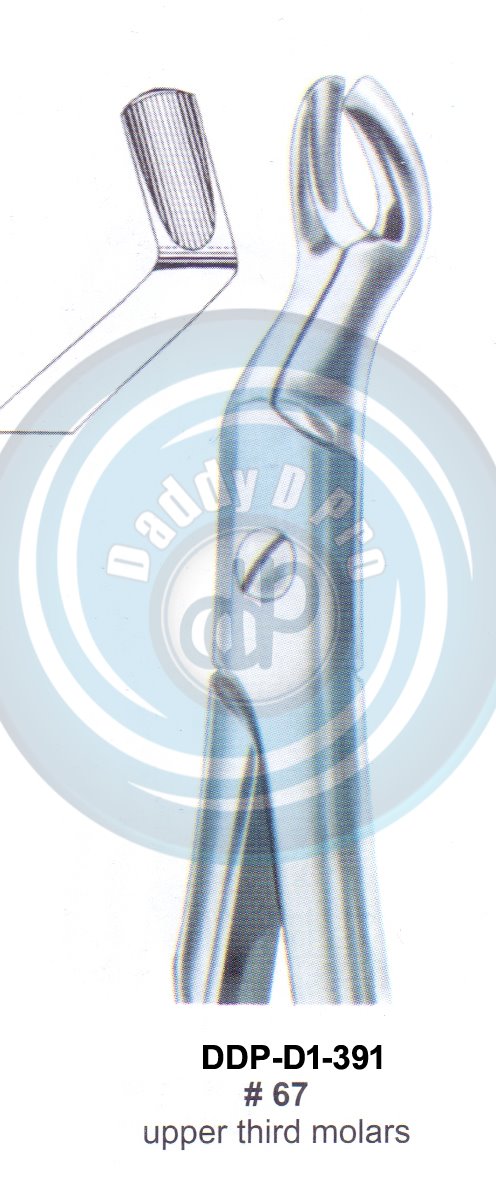Tooth Extracting Forceps FIG#67 (english pattern)