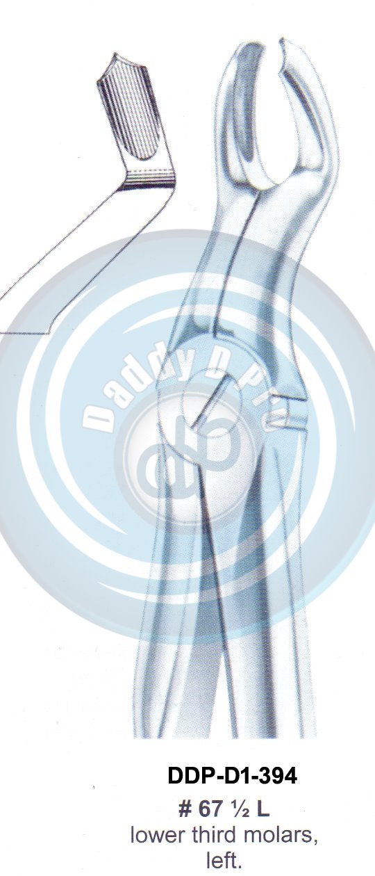 Tooth Extracting Forceps FIG#67 1/2 L (english pattern)