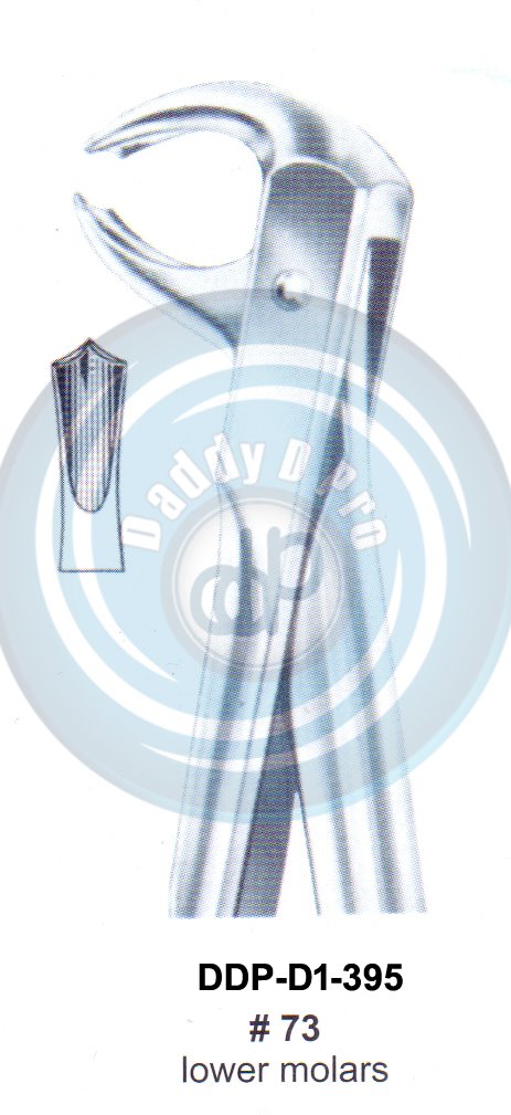 Tooth Extracting Forceps FIG#73 (english pattern)